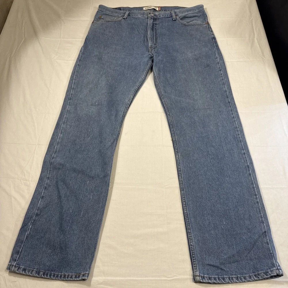 JEANS STRAIGHT LEG Levi's 505 Men's 40X34 Blue Medium Wash